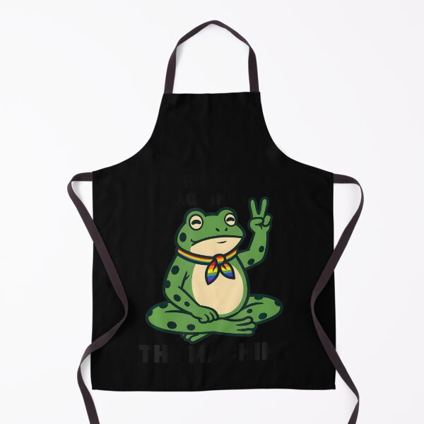 Item preview, Ribbit Against The Machine Portland Frog Peace Protest Rally #6385 designed and sold by trusty-ben-art.