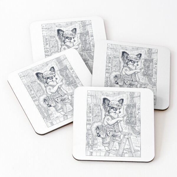Item preview, Vintage Papillon Electrician Dog Dad Mom Lover designed and sold by DoodleTortle.