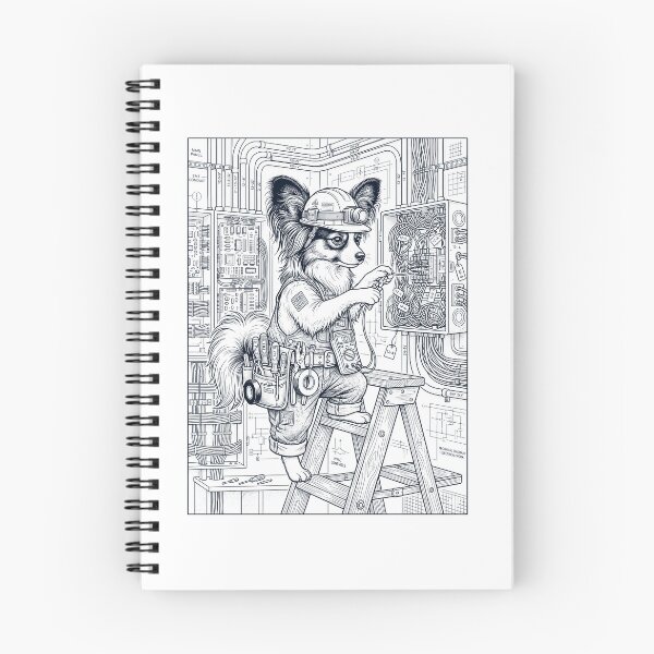 Item preview, Vintage Papillon Electrician Dog Dad Mom Lover designed and sold by DoodleTortle.