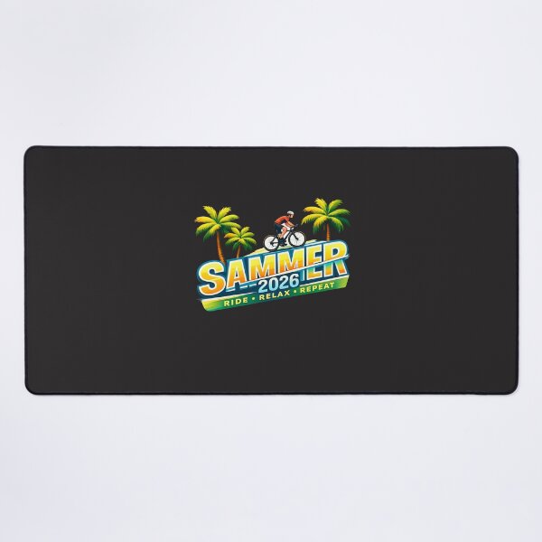 Item preview, Summer 2026 Ride Relax Repeat Tropical Cycling Design designed and sold by Les-Ink-Studio.