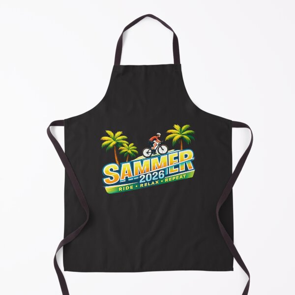 Item preview, Summer 2026 Ride Relax Repeat Tropical Cycling Design designed and sold by Les-Ink-Studio.