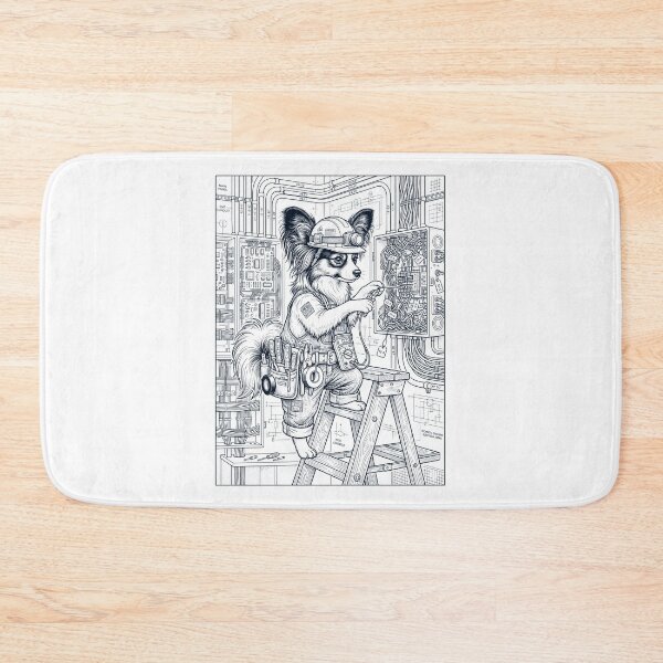 Item preview, Vintage Papillon Electrician Dog Dad Mom Lover designed and sold by DoodleTortle.