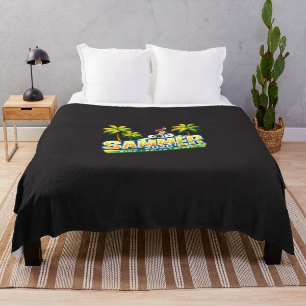 Item preview, Summer 2026 Ride Relax Repeat Tropical Cycling Design designed and sold by Les-Ink-Studio.