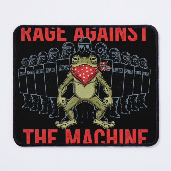 Item preview, Rage Against The Machine Portland Resist Frog Protest #8237 designed and sold by trusty-ben-art.