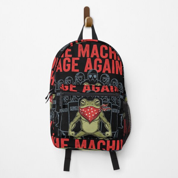 Item preview, Rage Against The Machine Portland Resist Frog Protest #8237 designed and sold by trusty-ben-art.