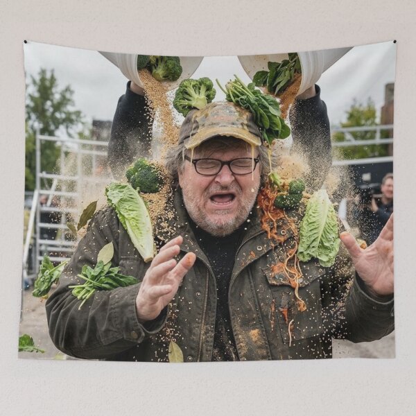 Item preview, Michael Moore Drenched in Vegetable Medley Seasoning designed and sold by Uniqueartai.