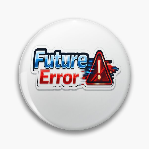 Item preview, Future Error Glitch Sticker designed and sold by BrightMindPrint.