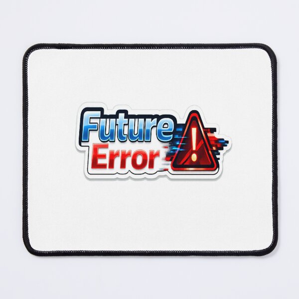 Item preview, Future Error Glitch Sticker designed and sold by BrightMindPrint.