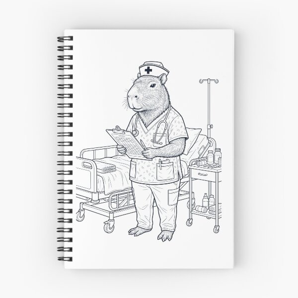 Item preview, Vintage Capybara Nurse Animal Lover designed and sold by TerryConnells.