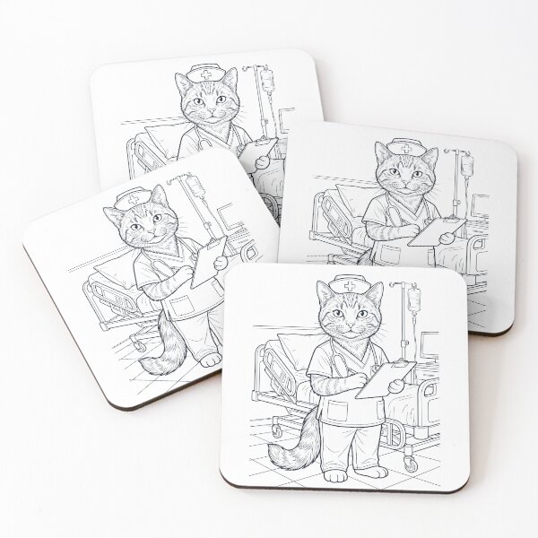 Item preview, Vintage Cat Nurse Animal Lover designed and sold by TerryConnells.