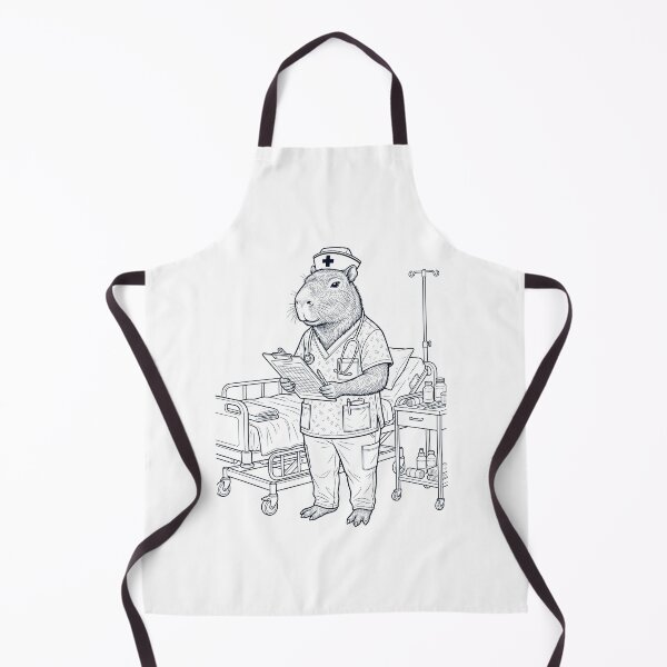 Item preview, Vintage Capybara Nurse Animal Lover designed and sold by TerryConnells.