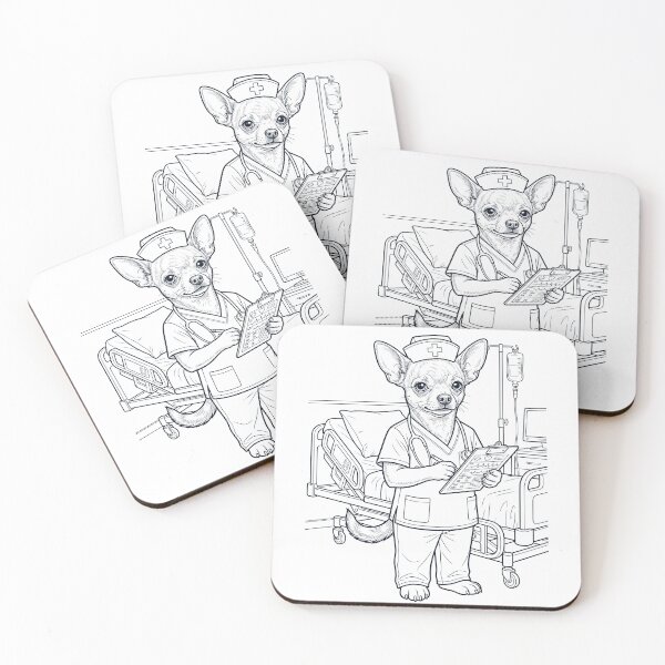 Item preview, Vintage Chihuahua Nurse Dog Dad Mom Lover designed and sold by TerryConnells.