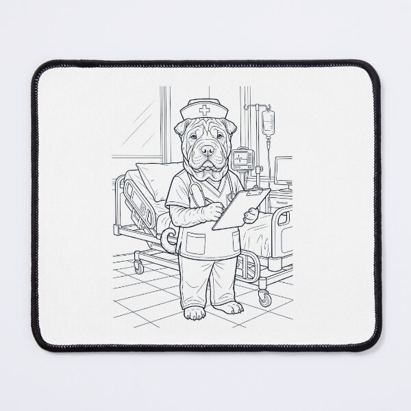 Item preview, Vintage Chinese Shar Pei Nurse Dog Dad Mom Lover designed and sold by TerryConnells.
