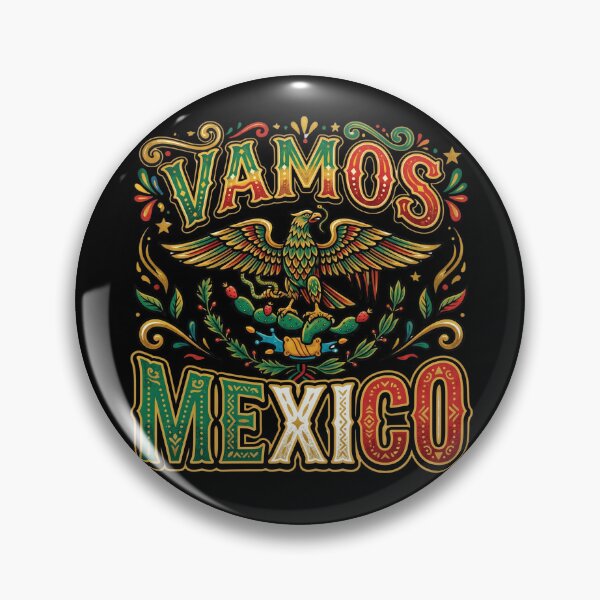 Item preview, Vamos Mexico — Traditional Mexican Typography Football 2026 designed and sold by David Mateo ArtWorks.