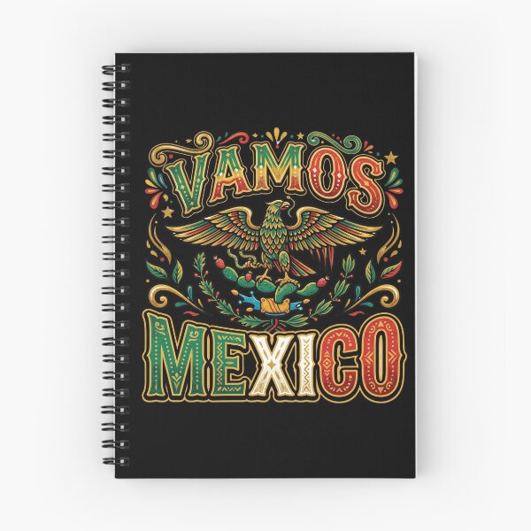 Item preview, Vamos Mexico — Traditional Mexican Typography Football 2026 designed and sold by David Mateo ArtWorks.