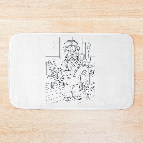Item preview, Vintage Chinese Shar Pei Nurse Dog Dad Mom Lover designed and sold by TerryConnells.