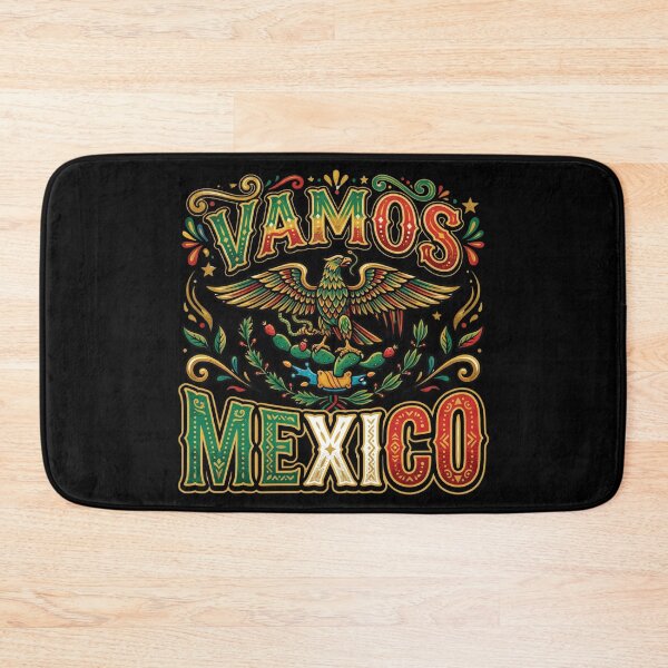 Item preview, Vamos Mexico — Traditional Mexican Typography Football 2026 designed and sold by David Mateo ArtWorks.