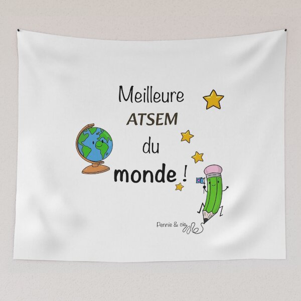 Item preview, Best ATSEM in the world – a gift idea to thank a kindergarten ATSEM designed and sold by Pennie & cie.