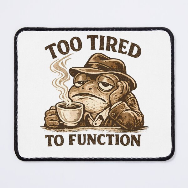 Item preview, Tired to Function frog design designed and sold by GGAUL.