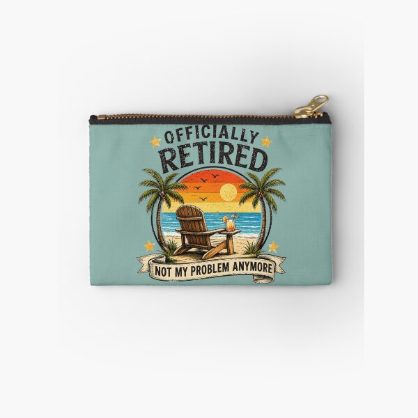 Item preview, Officially Retired Not My Problem Anymore Funny Retirement Beach Sunset designed and sold by bosamji.