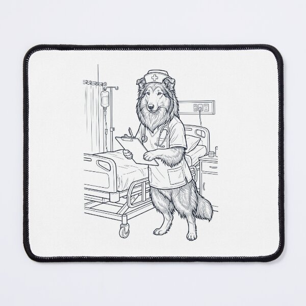 Item preview, Vintage Collie Nurse Dog Dad Mom Lover designed and sold by TerryConnells.