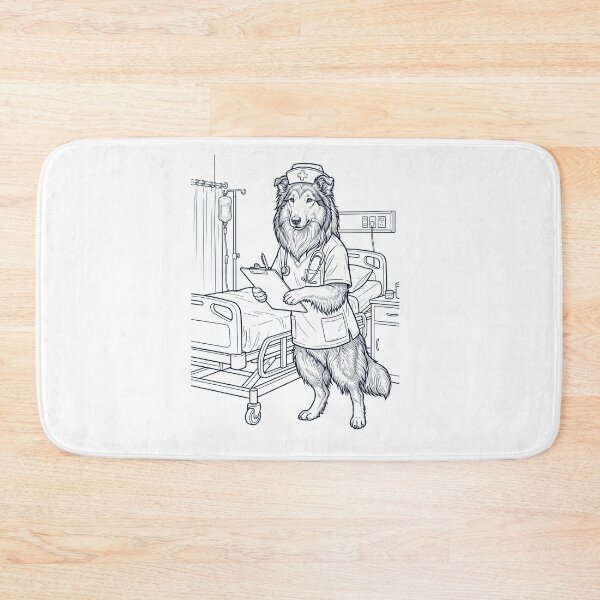 Item preview, Vintage Collie Nurse Dog Dad Mom Lover designed and sold by TerryConnells.