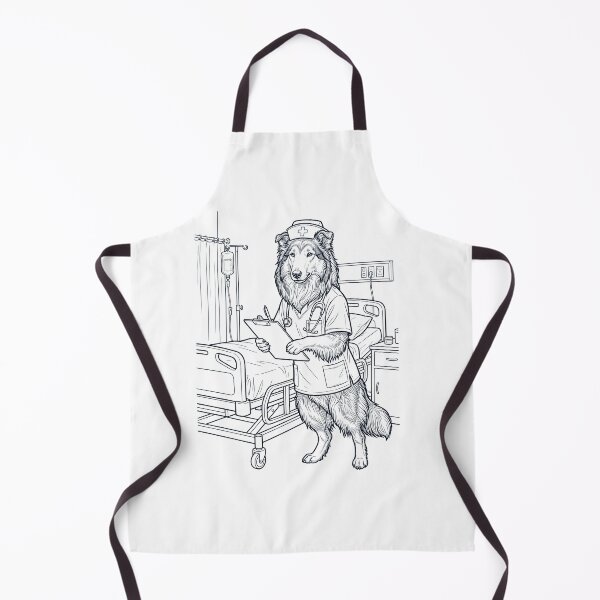 Item preview, Vintage Collie Nurse Dog Dad Mom Lover designed and sold by TerryConnells.