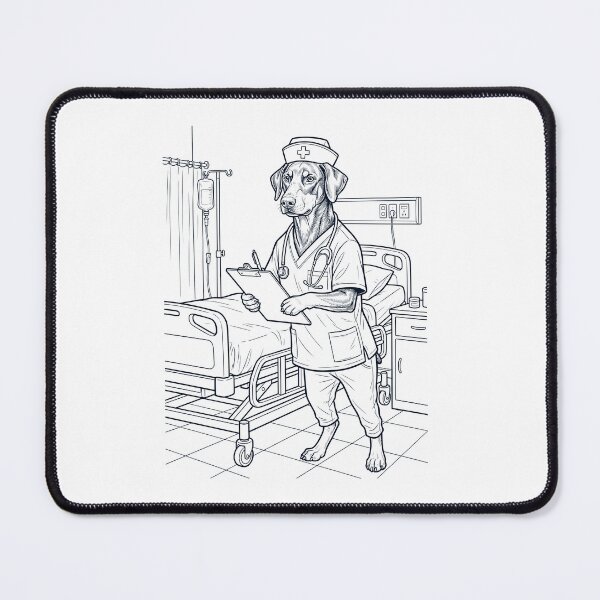 Item preview, Vintage Doberman Pinscher Nurse Dog Dad Mom Lover designed and sold by TerryConnells.