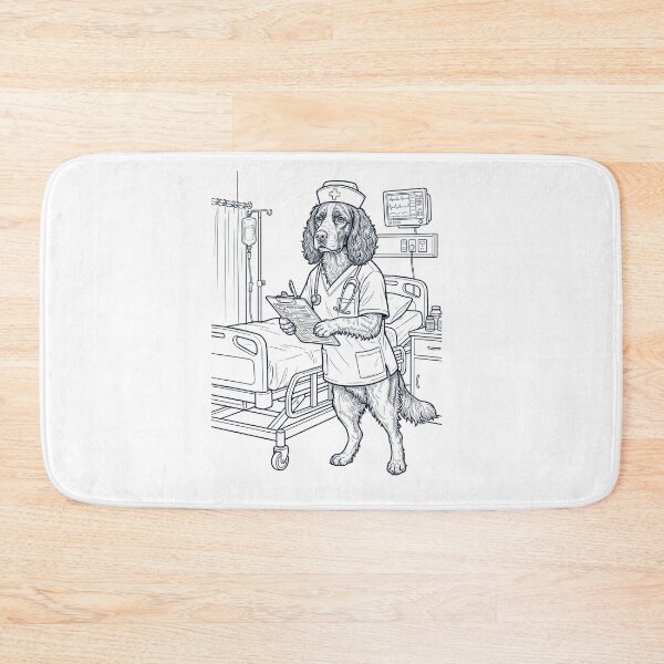Item preview, Vintage English Springer Spaniel Nurse Dog Dad Mom Lover designed and sold by TerryConnells.