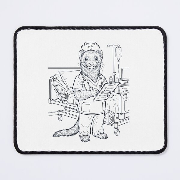 Item preview, Vintage Ferret Nurse Animal Lover designed and sold by TerryConnells.