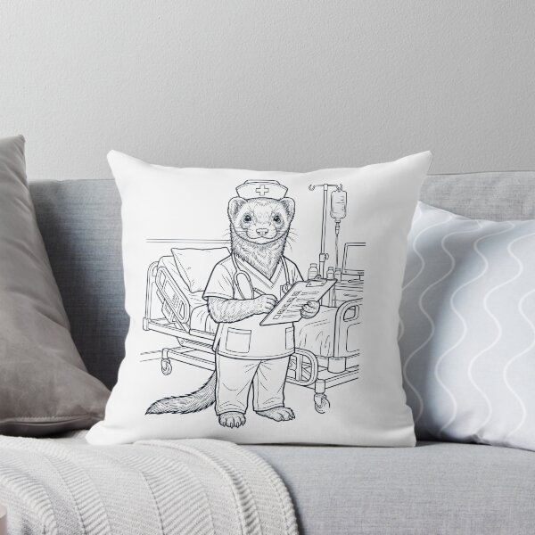 Item preview, Vintage Ferret Nurse Animal Lover designed and sold by TerryConnells.