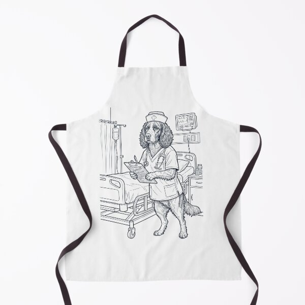 Item preview, Vintage English Springer Spaniel Nurse Dog Dad Mom Lover designed and sold by TerryConnells.