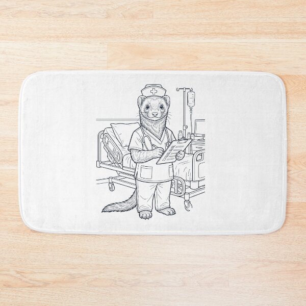 Item preview, Vintage Ferret Nurse Animal Lover designed and sold by TerryConnells.