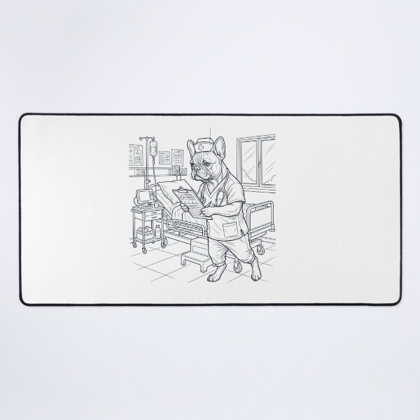 Item preview, Vintage French Bulldog Nurse Dog Dad Mom Lover designed and sold by TerryConnells.