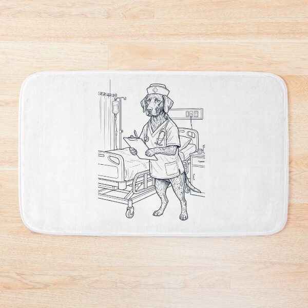 Item preview, Vintage German Shorthaired Pointer Nurse Dog Dad Mom Lover designed and sold by TerryConnells.