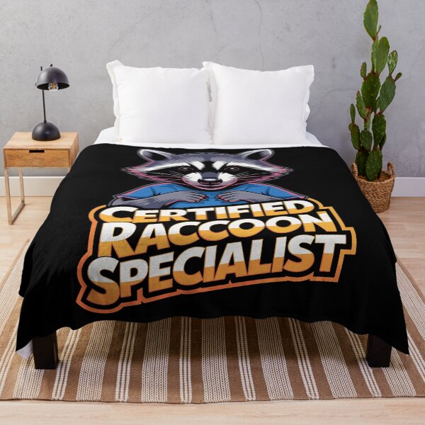 Item preview, Certified Raccoon Specialist Funny Design designed and sold by Littermin.