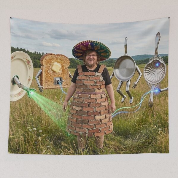 Item preview, Brick Dress Michael Moore Abducted by Crazy Aliens designed and sold by Uniqueartai.