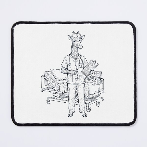 Item preview, Vintage Giraffe Nurse Animal Lover designed and sold by TerryConnells.