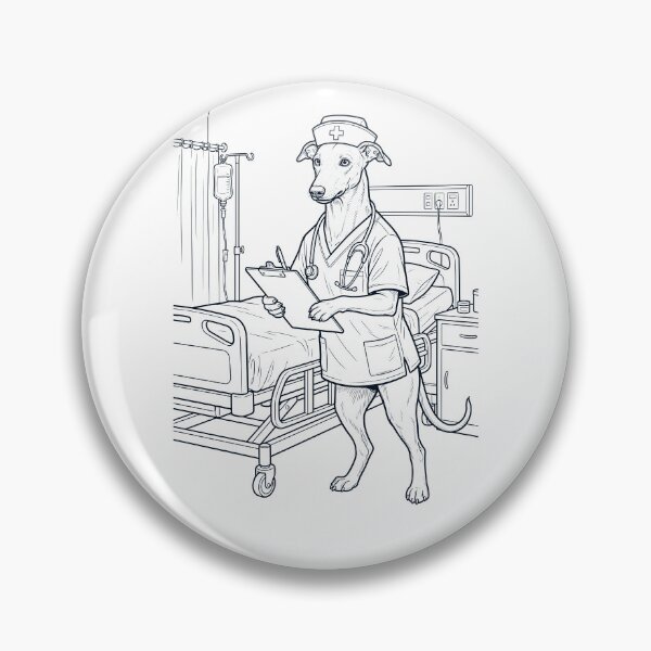 Item preview, Vintage Greyhound Nurse Dog Dad Mom Lover designed and sold by TerryConnells.