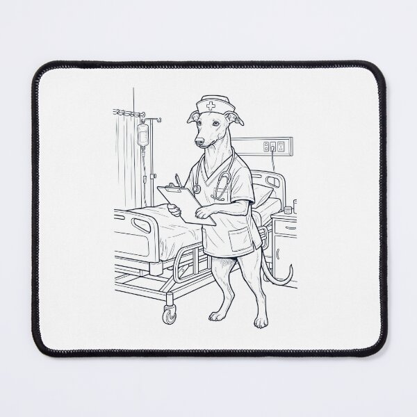 Item preview, Vintage Greyhound Nurse Dog Dad Mom Lover designed and sold by TerryConnells.