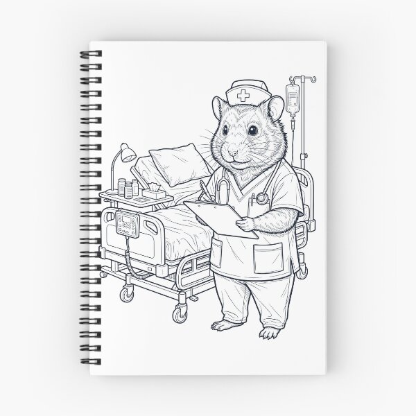 Item preview, Vintage Hamster Nurse Animal Lover designed and sold by TerryConnells.