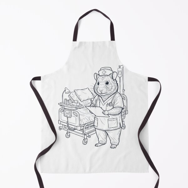 Item preview, Vintage Hamster Nurse Animal Lover designed and sold by TerryConnells.