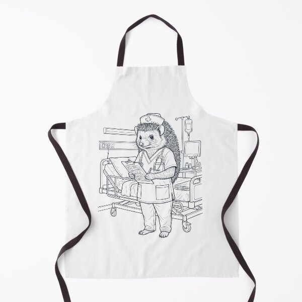 Item preview, Vintage Hedgehog Nurse Animal Lover designed and sold by TerryConnells.