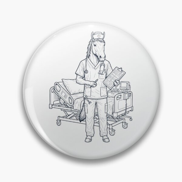 Item preview, Vintage Horse Nurse Animal Lover designed and sold by TerryConnells.