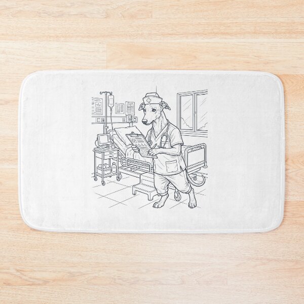 Item preview, Vintage Italian Greyhound Nurse Dog Dad Mom Lover designed and sold by TerryConnells.