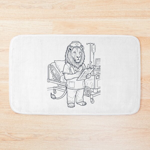 Item preview, Vintage Lion Nurse Animal Lover designed and sold by TerryConnells.