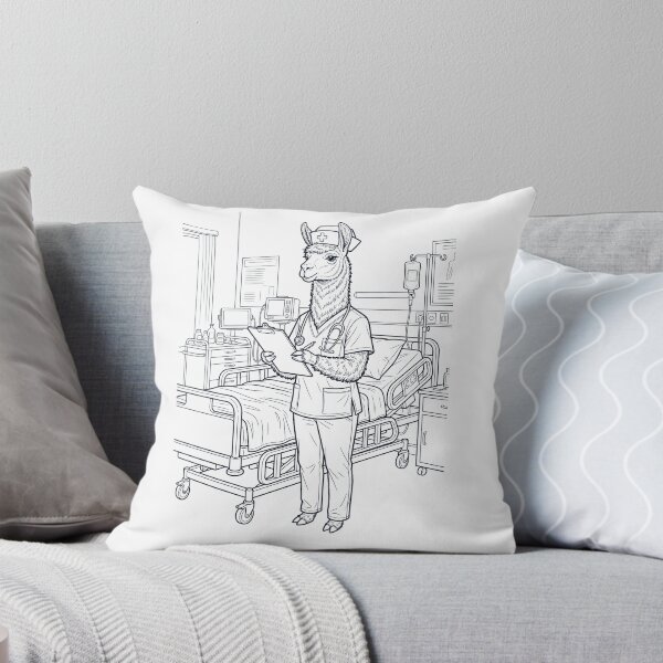 Item preview, Vintage Llama Nurse Animal Lover designed and sold by TerryConnells.