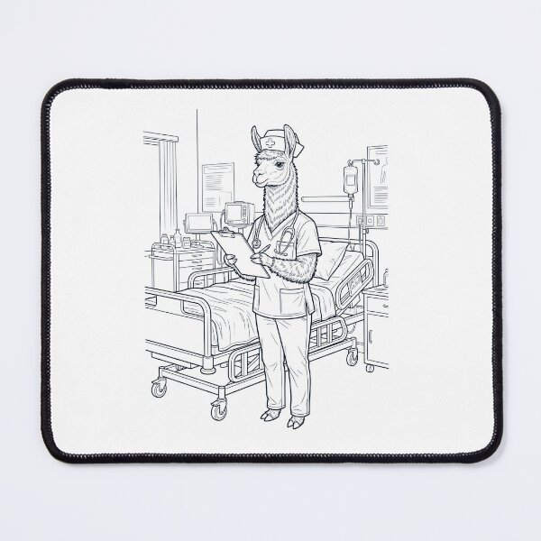 Item preview, Vintage Llama Nurse Animal Lover designed and sold by TerryConnells.