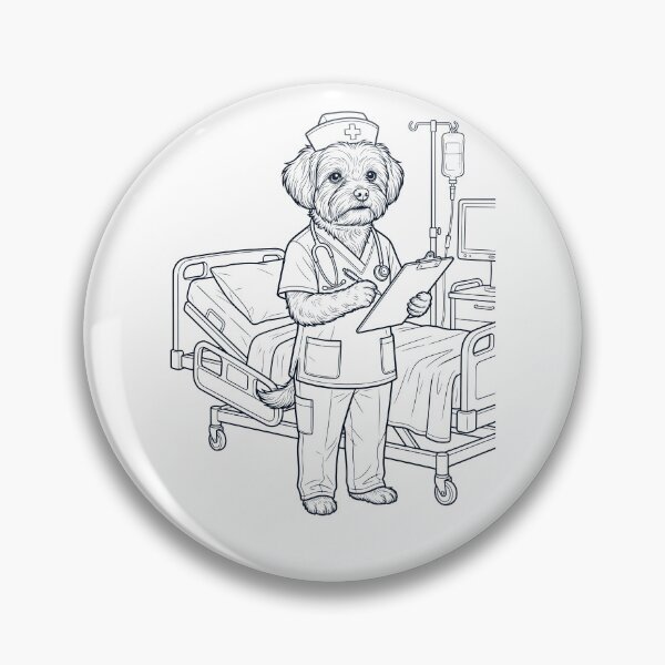 Item preview, Vintage Maltese Nurse Dog Dad Mom Lover designed and sold by TerryConnells.