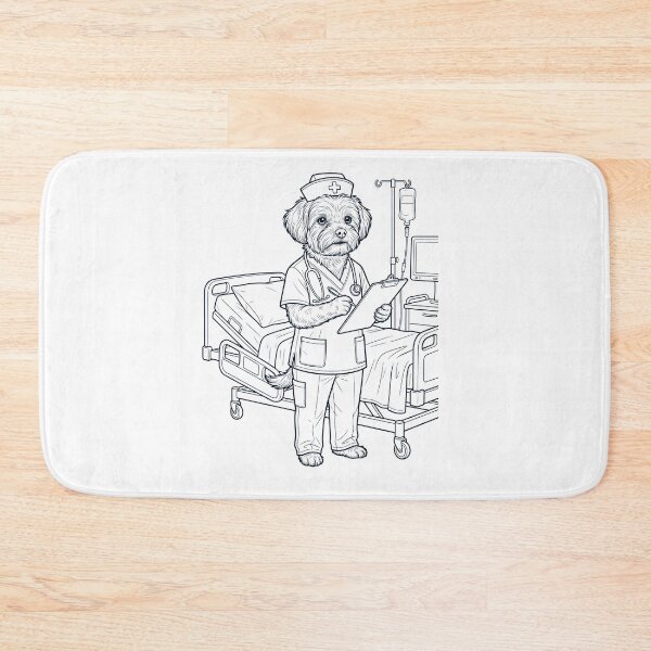 Item preview, Vintage Maltese Nurse Dog Dad Mom Lover designed and sold by TerryConnells.